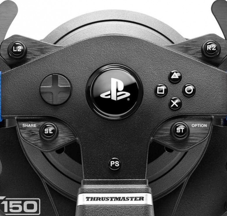Thrustmaster 4160635 T150 Force Feedback 賽車方向盤| 支援PS4