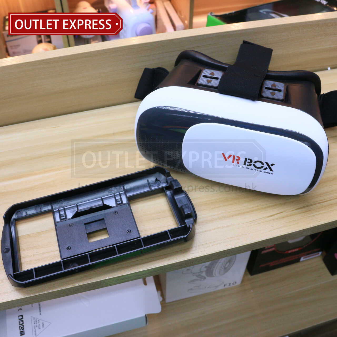 2代 VR BOX虛擬實境眼鏡 手機放置位置 - Outlet Express HK生活百貨城實拍相片