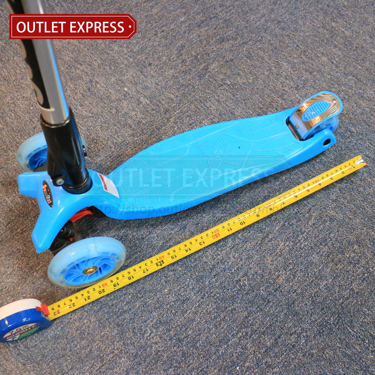 ScooTer 4輪閃光可摺疊兒童滑板車 長度 - Outlet Express HK生活百貨城實拍相片