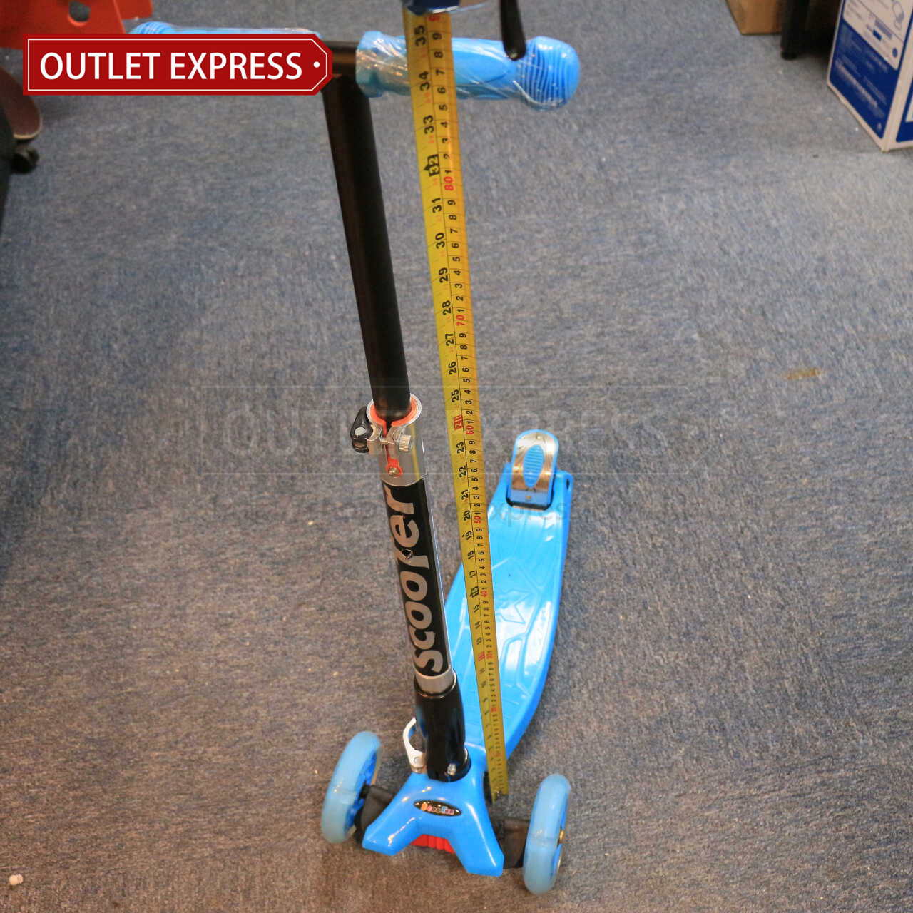 ScooTer 4輪閃光可摺疊兒童滑板車  高度- Outlet Express HK生活百貨城實拍相片