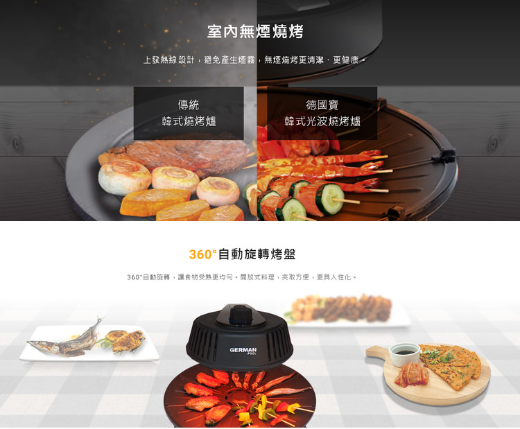  德國寶 KQB114 韓式光波電燒烤爐   - Outlet Express HK生活百貨城