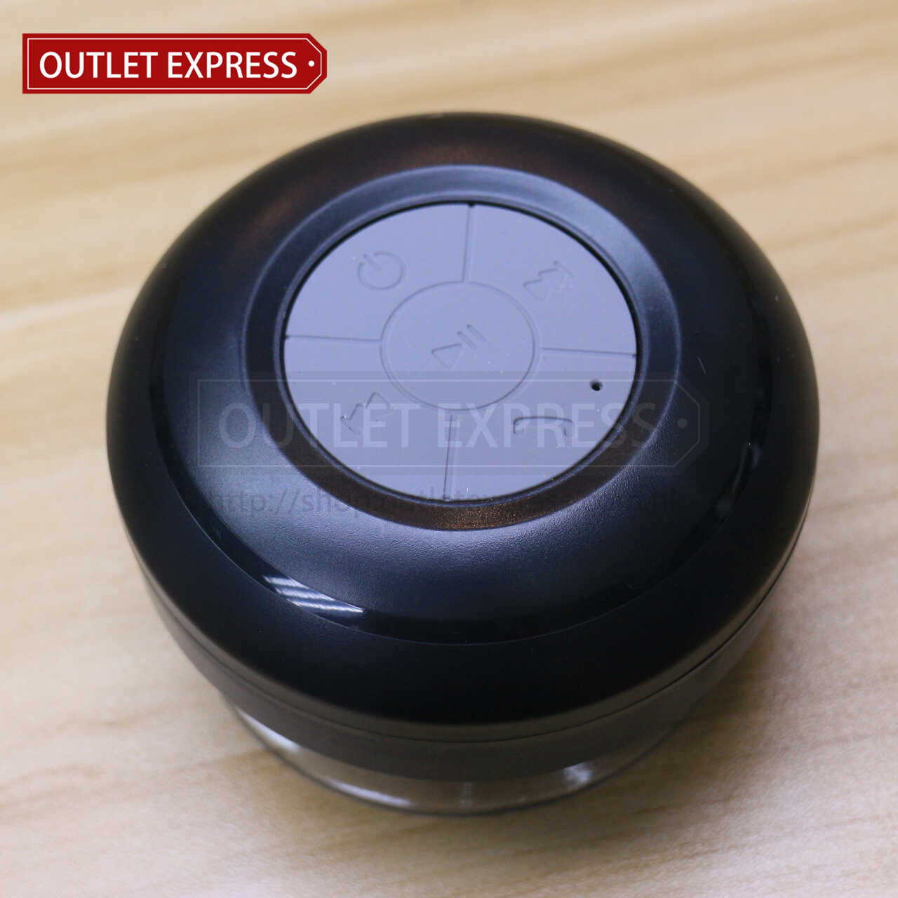 吸盤式防水藍牙喇叭 | 浴室專用 黑色款 - Outlet Express HK 生活百貨城實拍圖