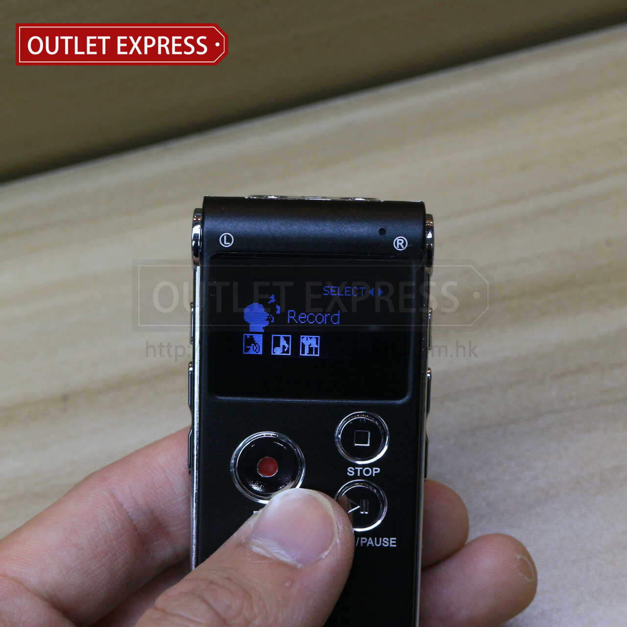 8GB USB高清數碼錄音筆 | MP3播放器 顯示- Outlet Express HK生活百貨城實拍相片