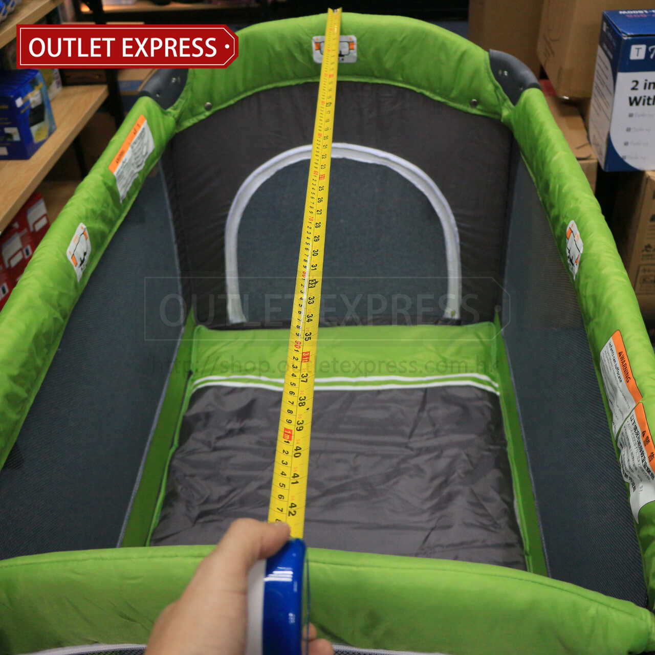 Babyface 歐式多功能可折疊嬰兒床BB床 - Outlet Express HK生活百貨城實拍相片