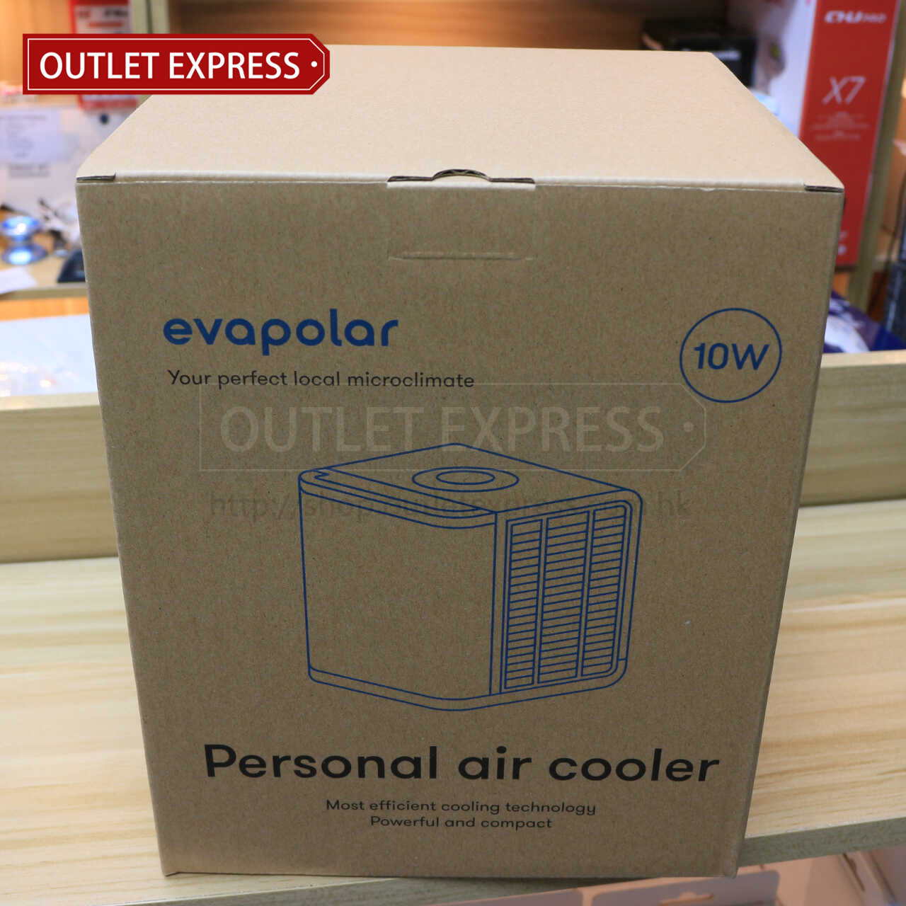 Evapolar 小型流動冷氣機 包裝盒- Outlet Express HK生活百貨城實拍相片
