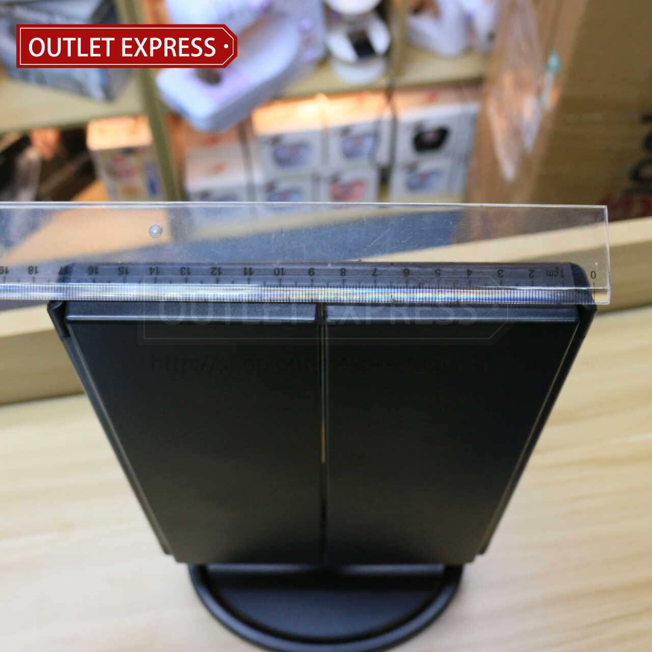 三面折疊觸摸感應LED化妝鏡-寬度  Outlet Express HK生活百貨城實拍相片