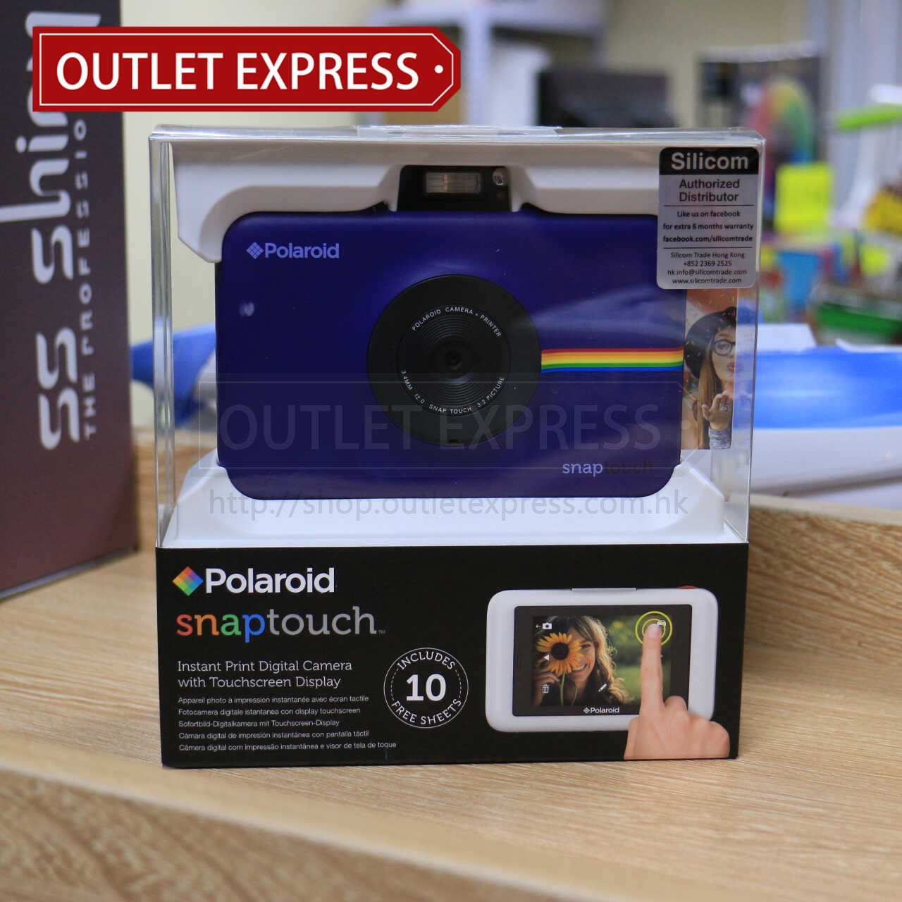 寶麗來 Polaroid Snap Touch 即影即有數碼相機 | 香港行貨 正面圖 - Outlet Express HK生活百貨城實拍相片