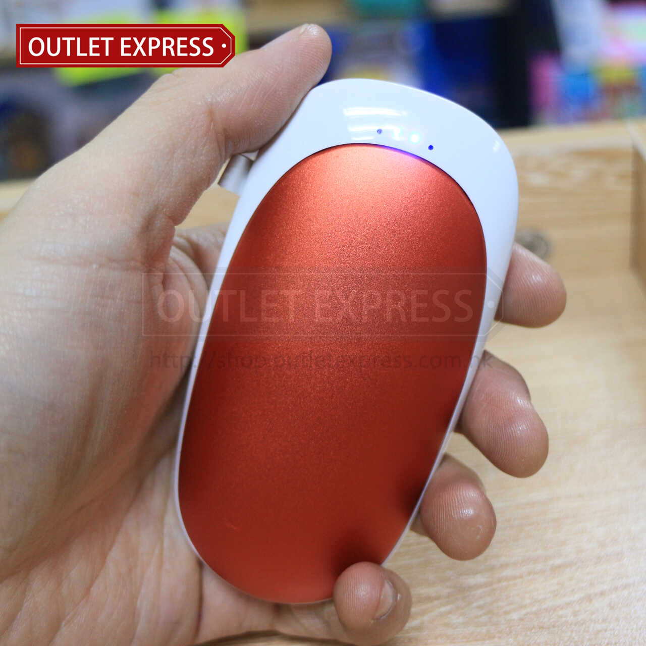 小海豚移動電源暖蛋 充電模式- Outlet Express HK生活百貨城實拍相片