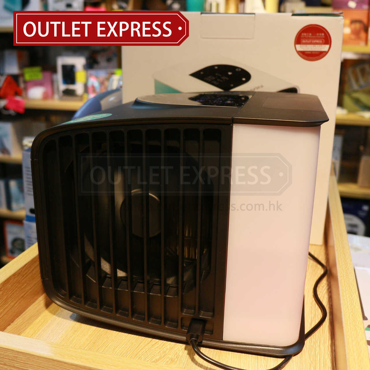 Evapolar 二代小型個人流動冷氣機 (evaSMART EV-3000) | 智能水冷風機 ( 現貨發售 ) | 香港行貨 Type C- Outlet Express HK生活百貨城實拍相片